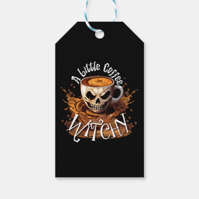 Étiquettes-cadeau Un petit café sorcier (Devant)