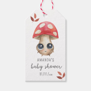Étiquettes-cadeau Un petit champignon est en route - Baby shower