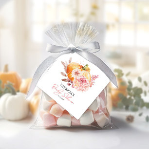 Étiquettes Cadeau Un Petit Citrouille Se Trouve Sur Le Chemin Du Bab