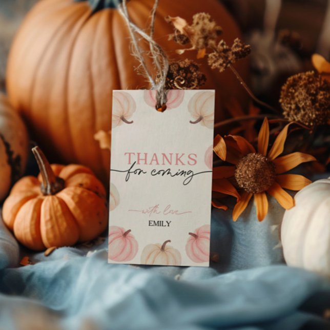 Étiquettes-cadeau Un Petit Citrouille Tourne Un Anniversaire (Créateur téléchargé)