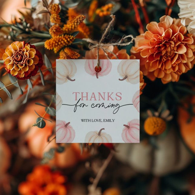 Étiquettes Cadeau Un Petit Citrouille Tourne Un Anniversaire (Créateur téléchargé)