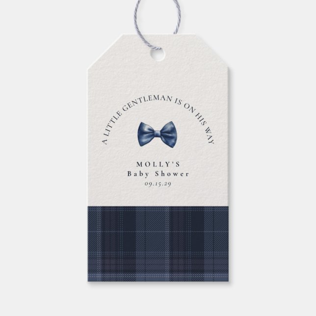 Étiquettes-cadeau Un Petit Homme Est En Chemin (Devant)