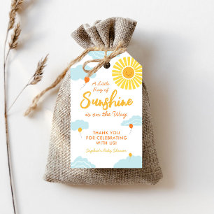 Étiquettes-cadeau Un petit rayon de soleil Baby shower Favoriser les