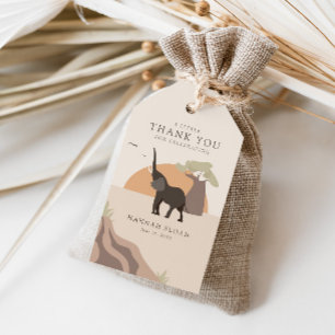 Étiquettes-cadeau Un Peu D'Arachide   Safari Desert Baby shower Favo