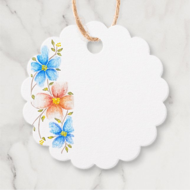 Étiquettes Cadeau Un peu de printemps (Devant)