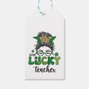 Étiquettes-cadeau Un professeur chanceux - Saint-Patrick