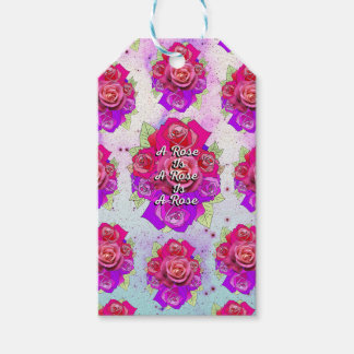 Étiquettes-cadeau Un Rose est un Rose est un Rose