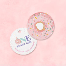 Une douce fille Pastel Unicorn Donuts Anniversaire