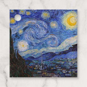 Étiquettes Cadeau Une Nuit étoilée : Saint-Rémy par Vincent Van Gogh