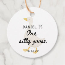 Une oie sotte 1er fête d'anniversaire Favoriser