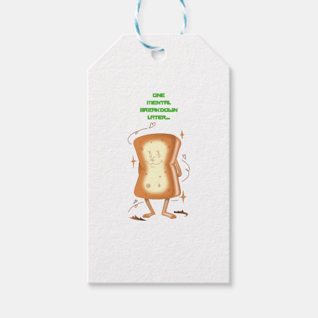 Étiquettes-cadeau Une panne mentale plus tard (Devant)
