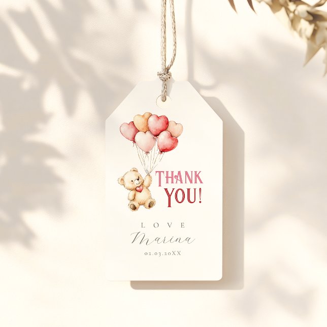 Étiquettes-cadeau Une petite amoureuse est en chemin baby shower (Créateur téléchargé)