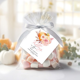 Étiquettes Cadeau Une petite citrouille est en route Baby Shower