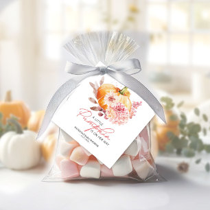 Étiquettes Cadeau Une petite citrouille est en route Baby Shower