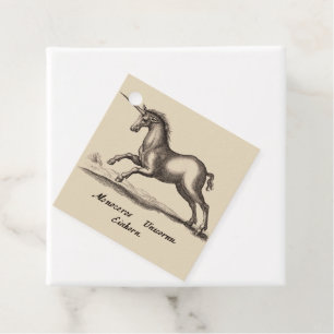 Étiquettes Cadeau Unicorn Classic Running Magic Woodland Créature