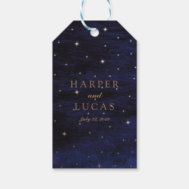 Étiquettes-cadeau Univers / Balise (Devant)