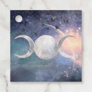 Étiquettes Cadeau Univers Triple Lune Céleste Goddess Moonstone