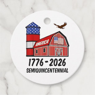 Étiquettes Cadeau USA Semiquincentennial 250th Anniversary 1776-2026