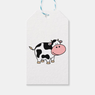 Étiquettes-cadeau Vache