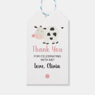 Étiquettes-cadeau Vache Sacrée C'est Un Cadeau D'anniversaire D'une
