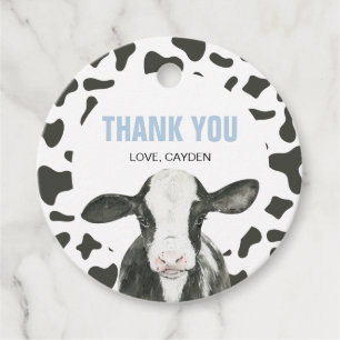 Étiquettes Cadeau Vache sacrée, je suis un anniversaire d'impression