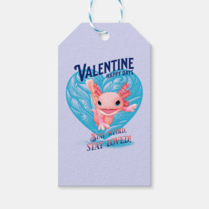 Étiquettes-cadeau Valentine happy days Reste bizarre rester aimé Axo