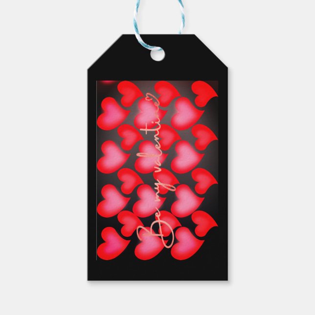 Étiquettes-cadeau Valentine Heart Mug (Devant)