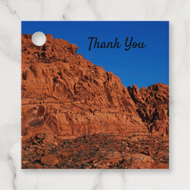 Étiquettes Cadeau Vallée de Feu (Devant)