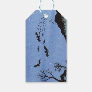 Étiquettes-cadeau Vampire Bats Halloween
