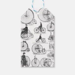 Étiquettes-cadeau Vélo à grande roue Penny Farthing