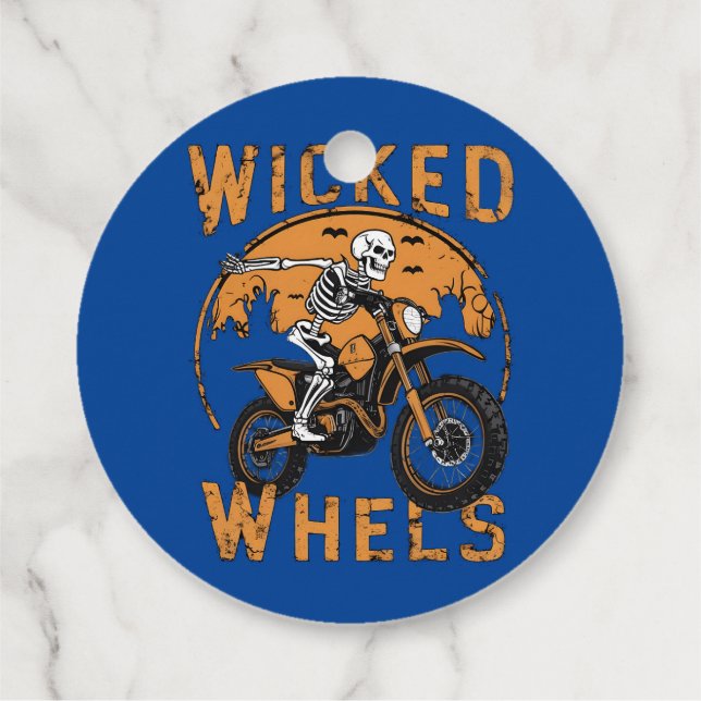 Étiquettes Cadeau Vélos et Ghost Road (Dos)