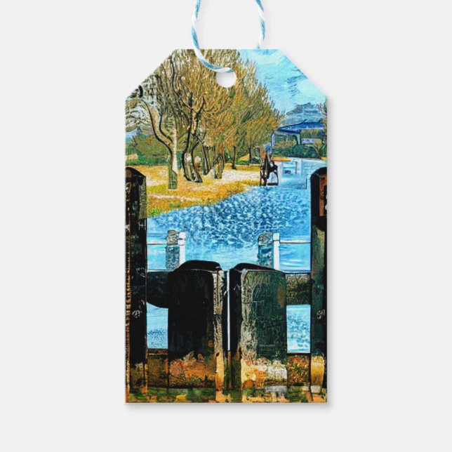 ÉTIQUETTES-CADEAU VERROUILLAGE DE BATEAU (Devant)