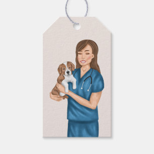Étiquettes-cadeau Vétérinaire Animal de Compagnie Docteur Vétérinair