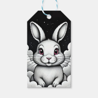Étiquettes-cadeau Vibes célestes de lapin céleste