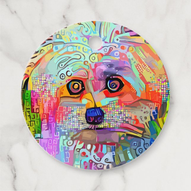 Étiquettes Cadeau Vibes provocatrices (Devant)