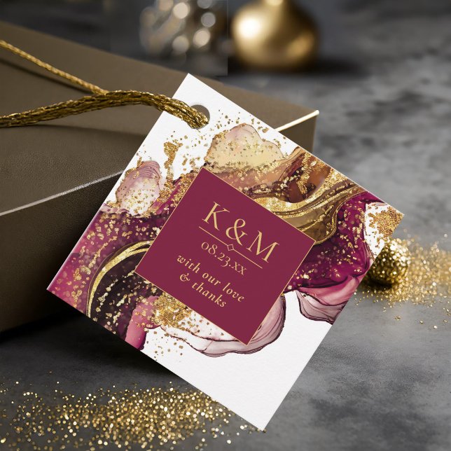 Étiquettes Cadeau Vin rouge Mariage Abstrait Sparkling ID1018 (Créateur téléchargé)