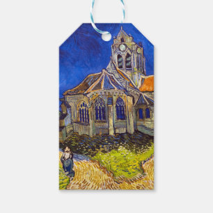 Étiquettes-cadeau Vincent van Gogh - L'église d'Auvers-sur-Oise