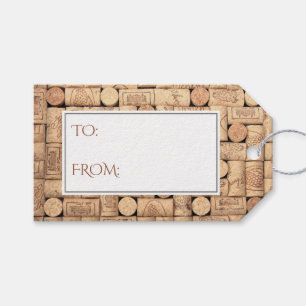 Étiquettes-cadeau Vins Corks