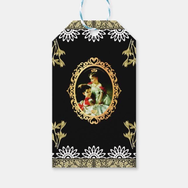 Étiquettes-cadeau Vintage (Devant)