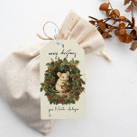 Étiquettes-cadeau Vintage Christmas Winter Woodland Nom de la souris<br><div class="desc">Ajoutez une touche de nostalgie à vos cadeaux avec ces étiquettes cadeau de Noël vintage qui arborent un charmant bois et un design de souris mignonne. Parfaits pour un thème de Noël boisé, ces étiquettes colorées en rouge et vert classique apportent une touche rétro à votre emballage cadeau. Chaque étiquette...</div>