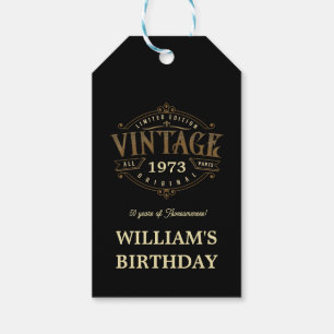 Étiquettes-cadeau Vintage N'Importe Quel Âge Thème Artisanat