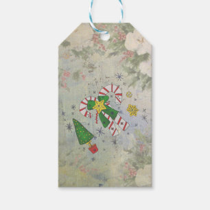 Étiquettes-cadeau Vintage Noël