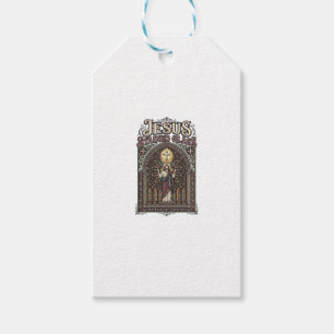 Étiquettes-cadeau Vitraux de Jésus Vitraux de Jésus Cathédrale