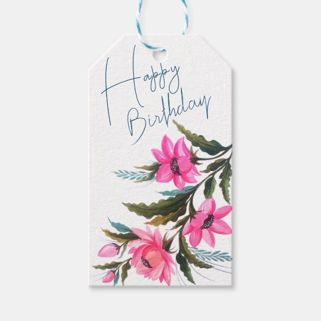 Étiquettes-cadeau Vœux d'anniversaire pour votre meilleur ami (Devant)