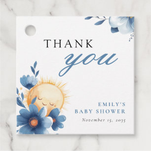Étiquettes Cadeau Voici le Baby shower du Fils