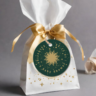 Étiquettes Cadeau Voici Le Fils   Baby shower céleste