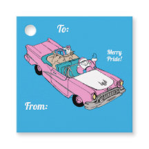 Voiture Joyeux Pride Père Noël