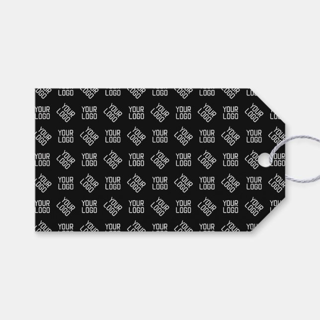 Étiquettes-cadeau Votre logo | Logo ou conception unique (Devant (Horizontal))