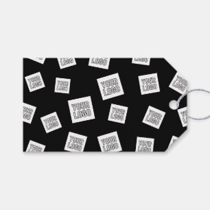 Étiquettes-cadeau Votre logo, photo ou autre image   Placement aléat