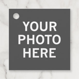 Étiquettes Cadeau Votre photo ici